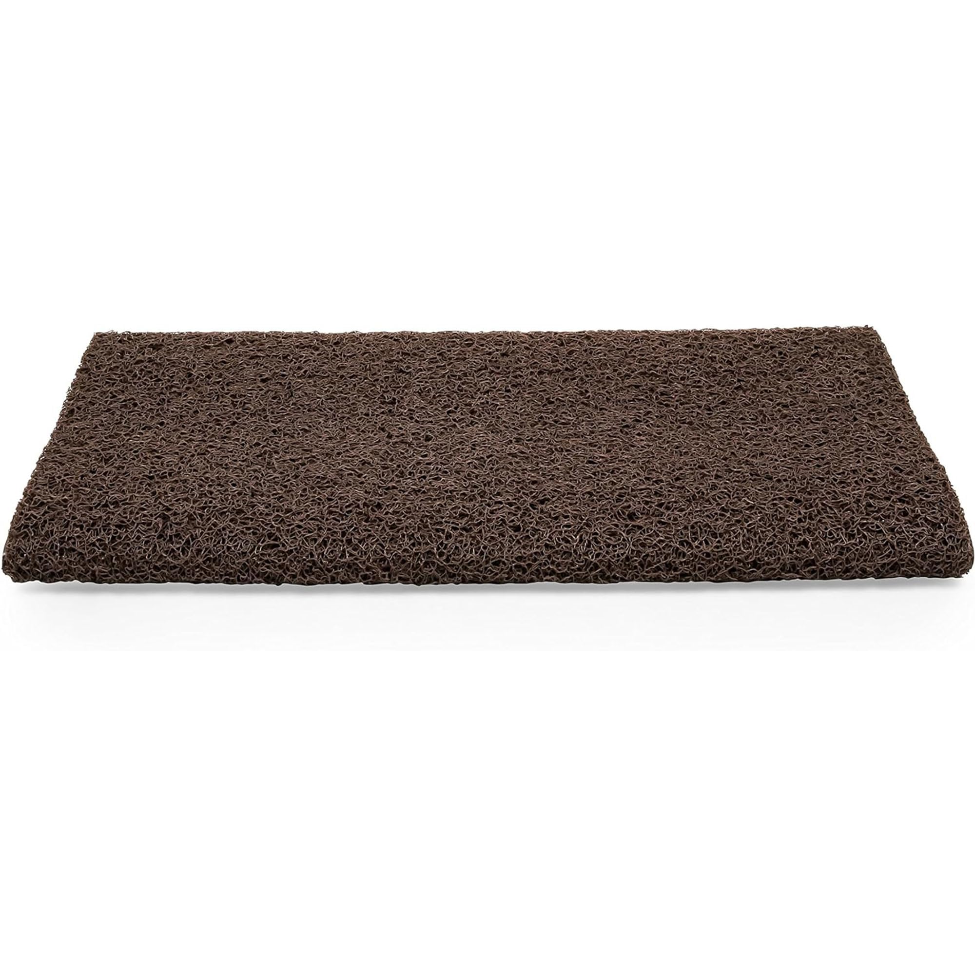 Camco RV Premium Wrap Around Step Rug (PVC Material (22" x 23"), Brown (42967)