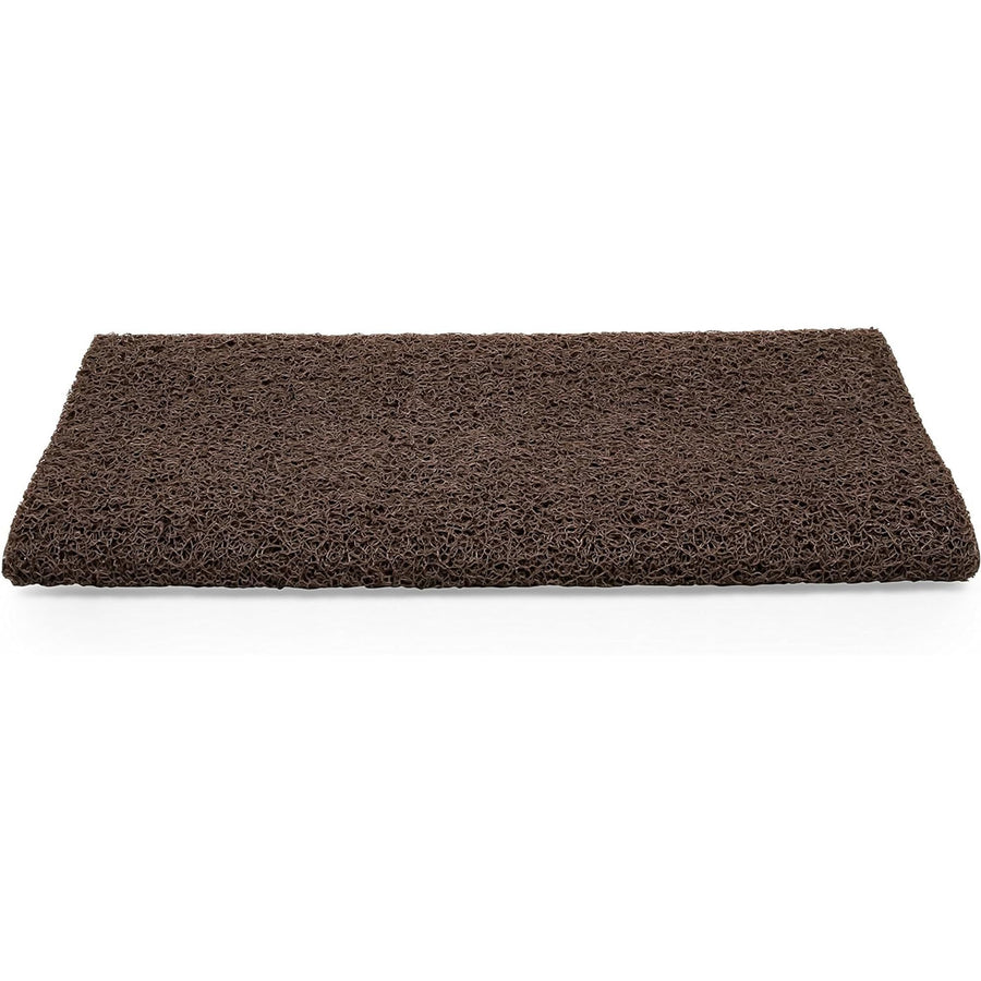 Camco RV Premium Wrap Around Step Rug (PVC Material (22" x 23"), Brown (42967)
