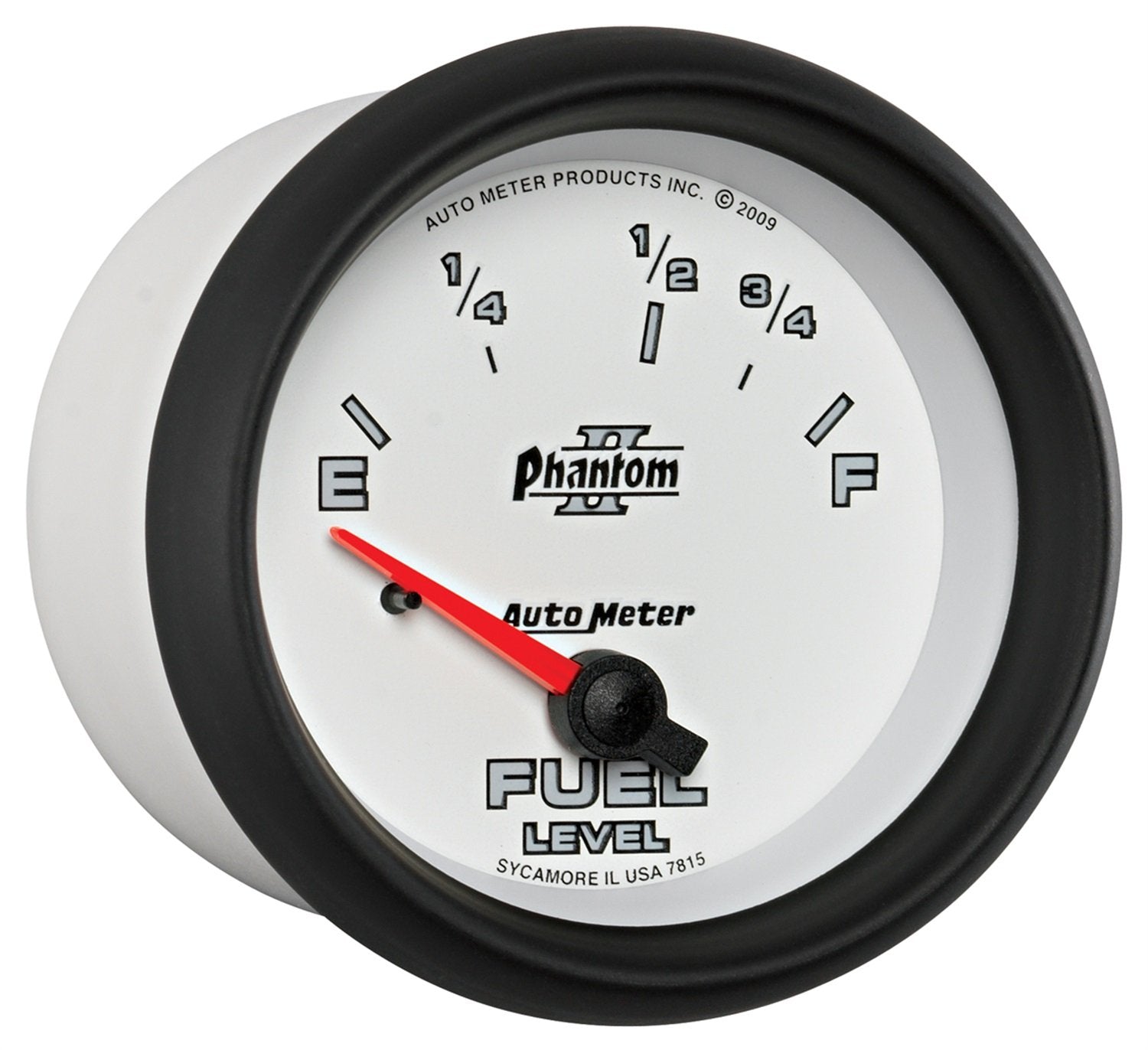 Auto Meter Phantom II 2-5/8" 73 E/ 10 F Short Sweep Electric Fuel Level Gauge 7815