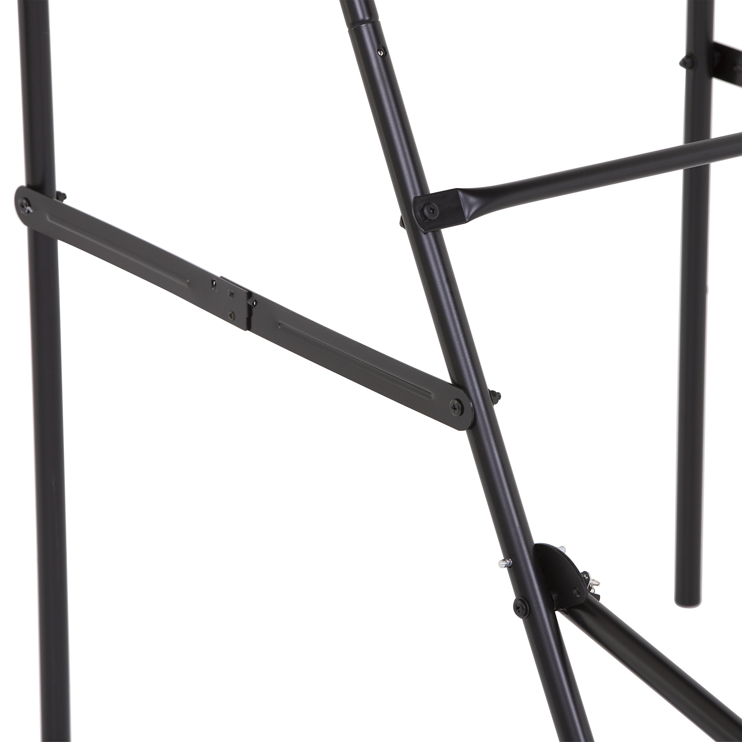 Alley-Oop Redline Single Basketball Shootout with Quick Connect Easy-to-Assemble Frame and Compact Fold-up Design for Easy Storage 26 pounds