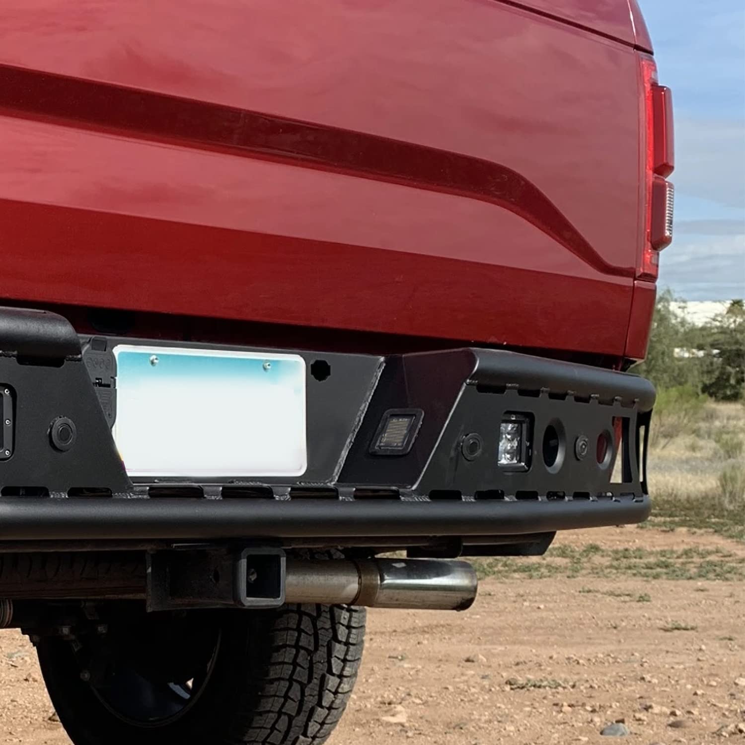 High Power LED Rear License Plate Lights Spec-D Tuning Compatible with Ford F150 2015-2019