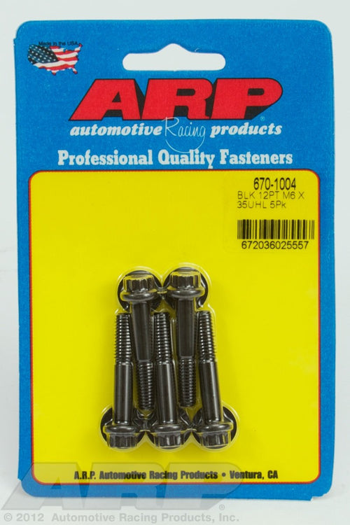 Bolt ARP 670-1004, M6 x 1.00", Pack of 5