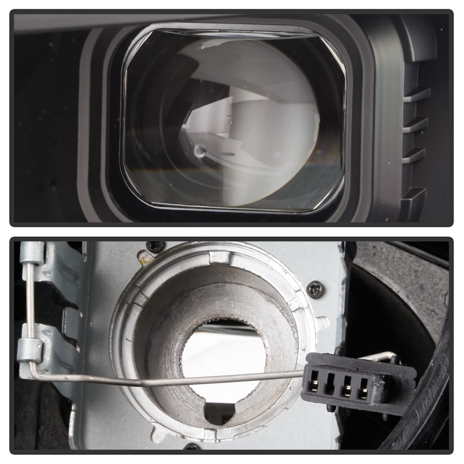 Projector Headlight Spyder - (PRO-YD-CCAM16HIDSI-SEQ-BK)