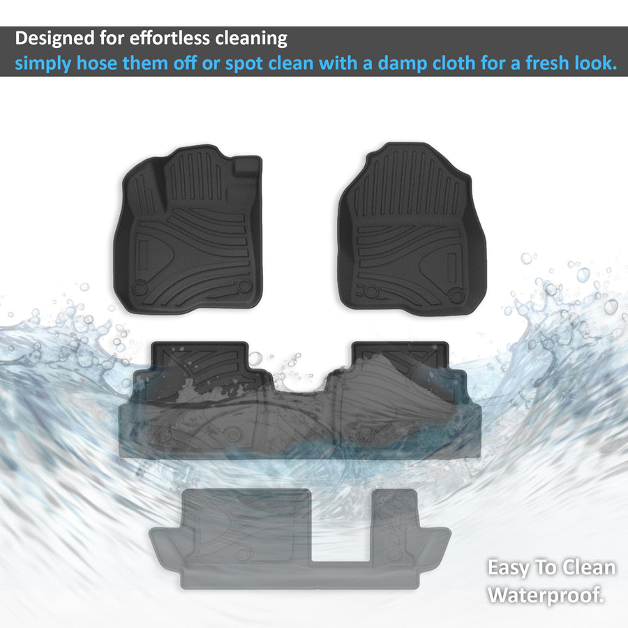 TOTALINER Black Horse Heavy Duty Floor Mat Anti-Skid Black 1.37'' Thickness Compatible with 2023-2023 Honda CR-V-FMHCR23