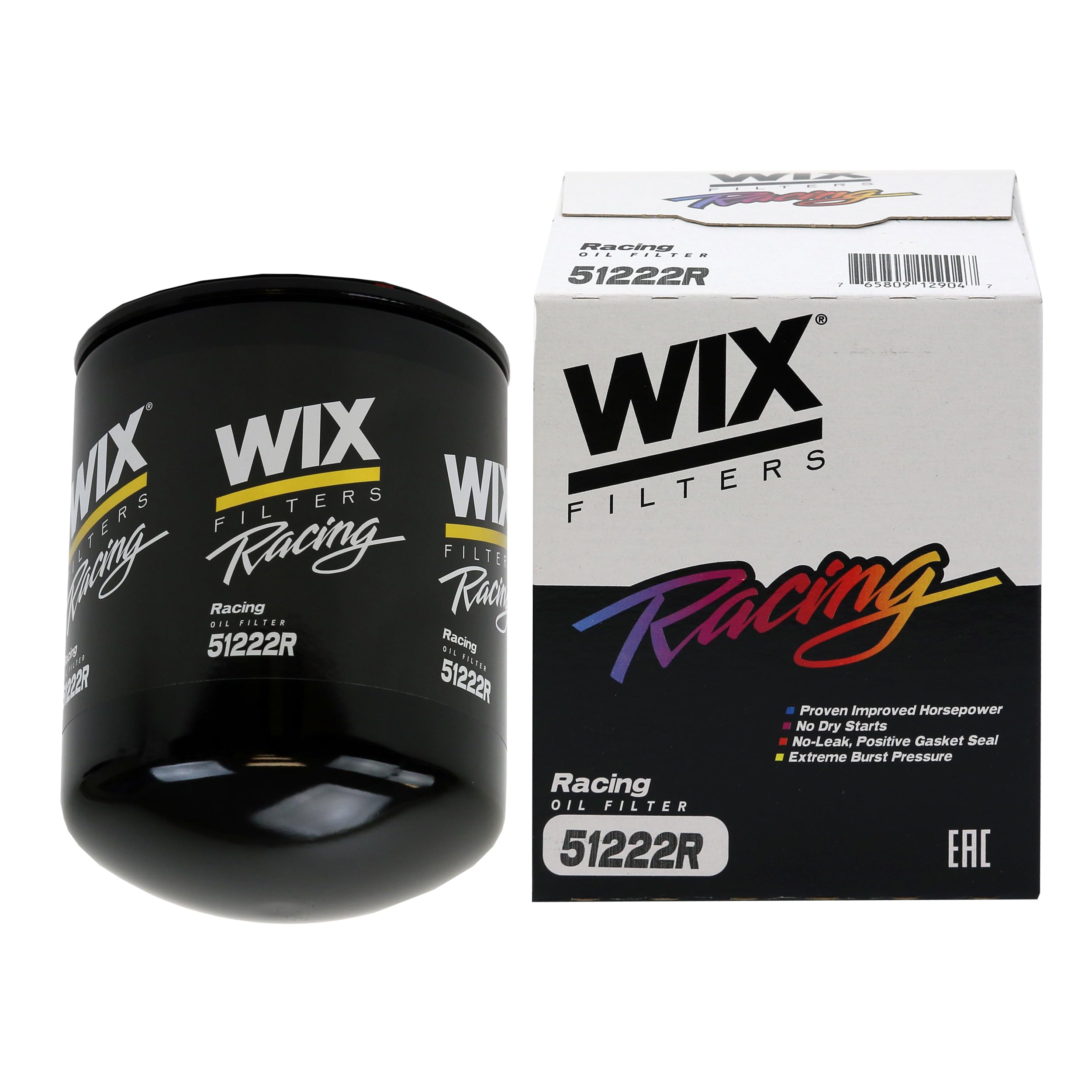 WIX Racing 51222R High Efficiency Endurance Oil Filter, Built for Dirt, Clay or Off-Road Tracks