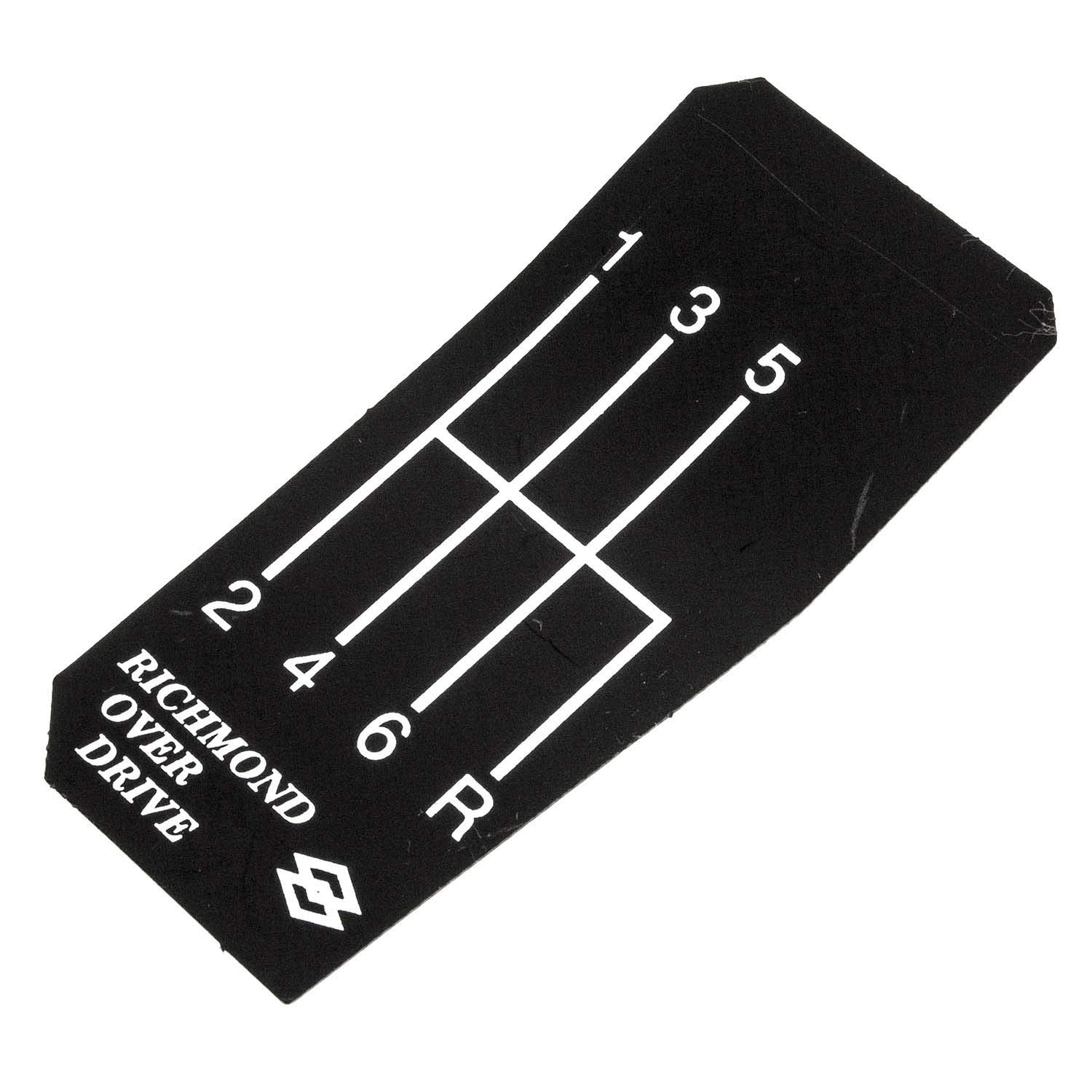 Manual Trans Shift Console Plate Richmond 9260000 Richmond-Manual Trans Shift Console Plate