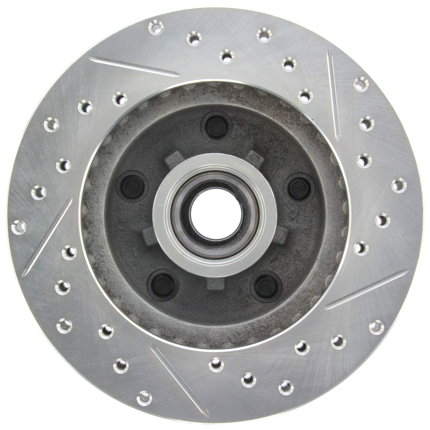 StopTech 227.62013R Brake Rotor Select Sport Drilled and Slotted; Front Right