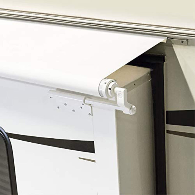 White Solera Slide Topper Awning - 15' (14'7" Fabric)