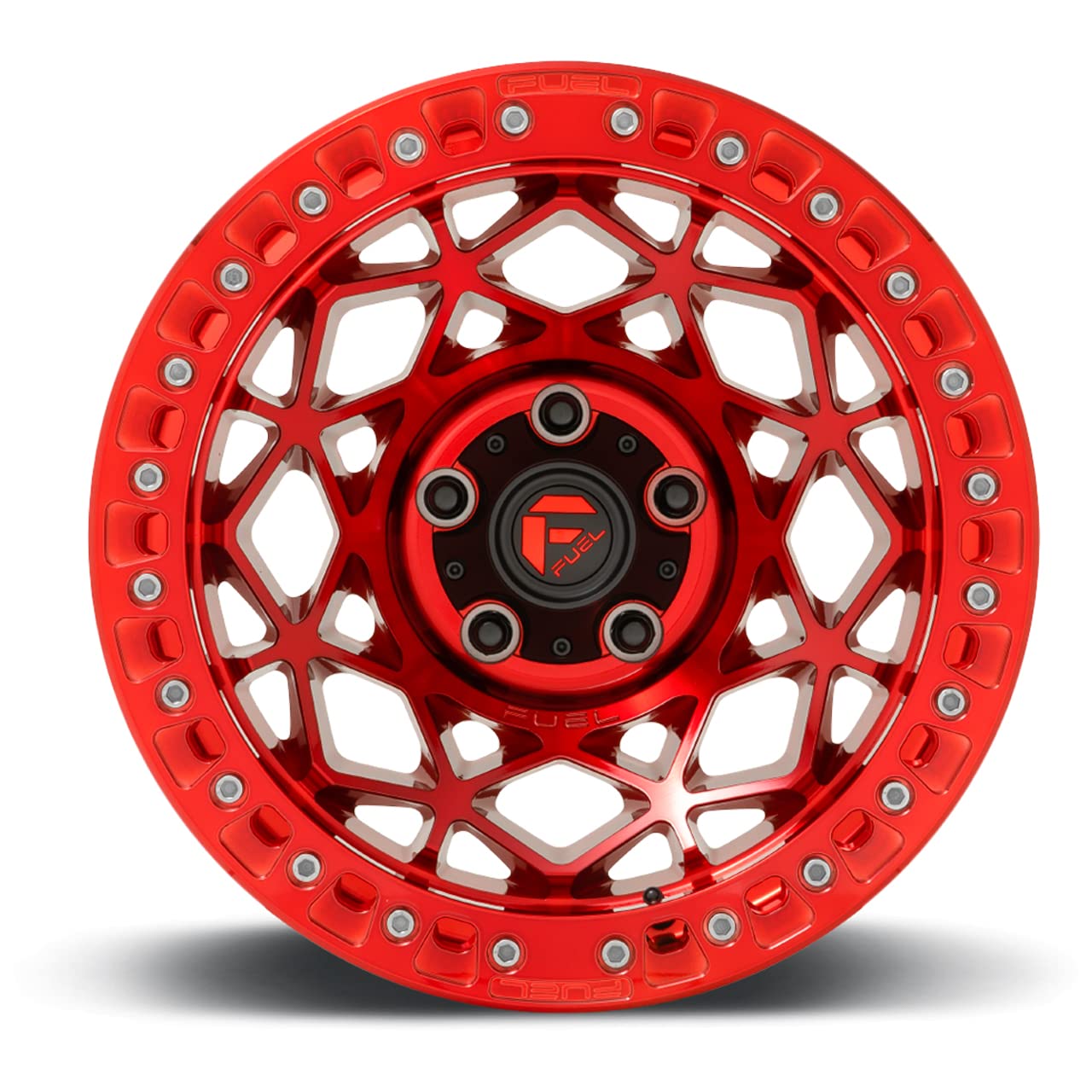 FUEL OFF-ROAD D121 BEADLOCK UNIT 17X9, 6X135, 4.41, -15mm CANDY RED - D12117908945