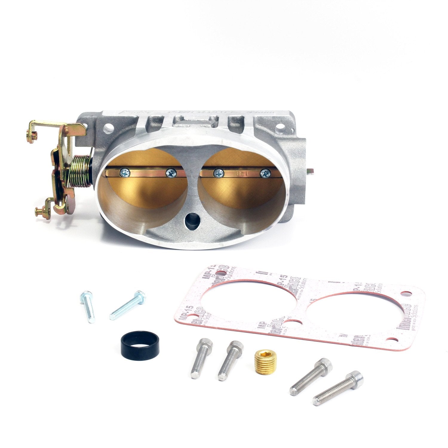 Twin BBK 1711 65mm Throttle Body - High Flow Power Plus Series for Ford 4.6L-4V Cobra, V-10 F-Series, Excursion, Mustang Mach 1 and Bullitt