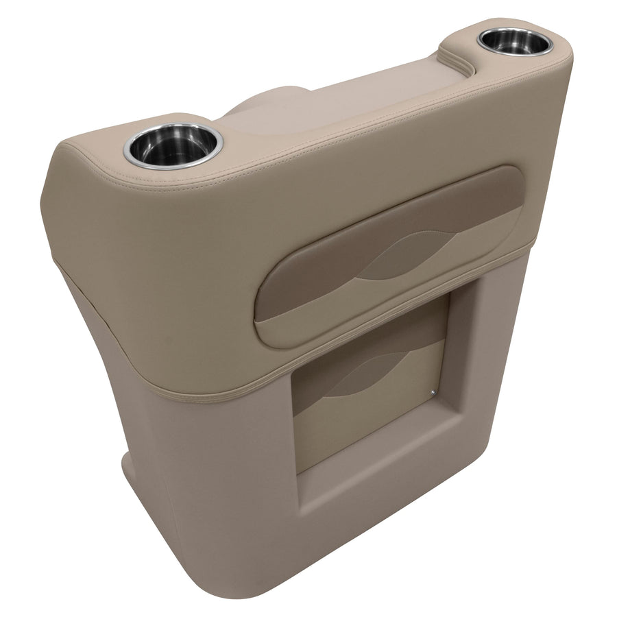 Wise Premier Series BM1158-1749 Pontoon Helm Steering Console, Mocha Java/Café/Mushroom