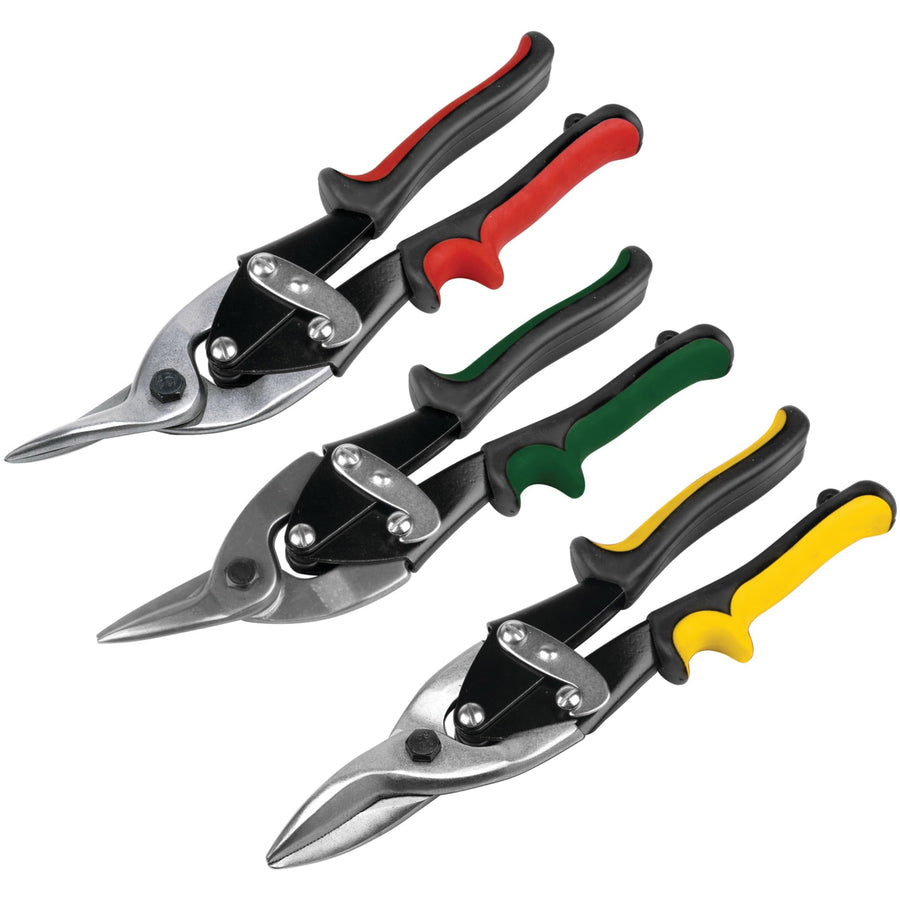 W2040 Performance Tool Aviation Tin Snip Set, 3-Piece