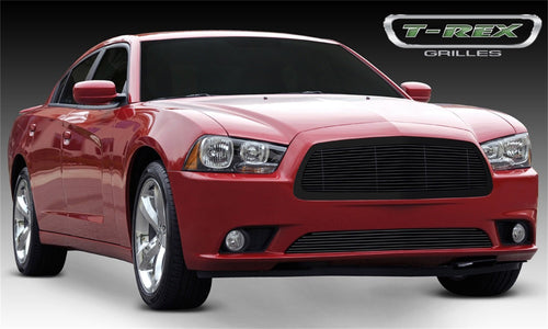 2011-2014 Charger T-Rex Grilles Billet Grille, Black, 1 Pc, Replacement - PN #20442B