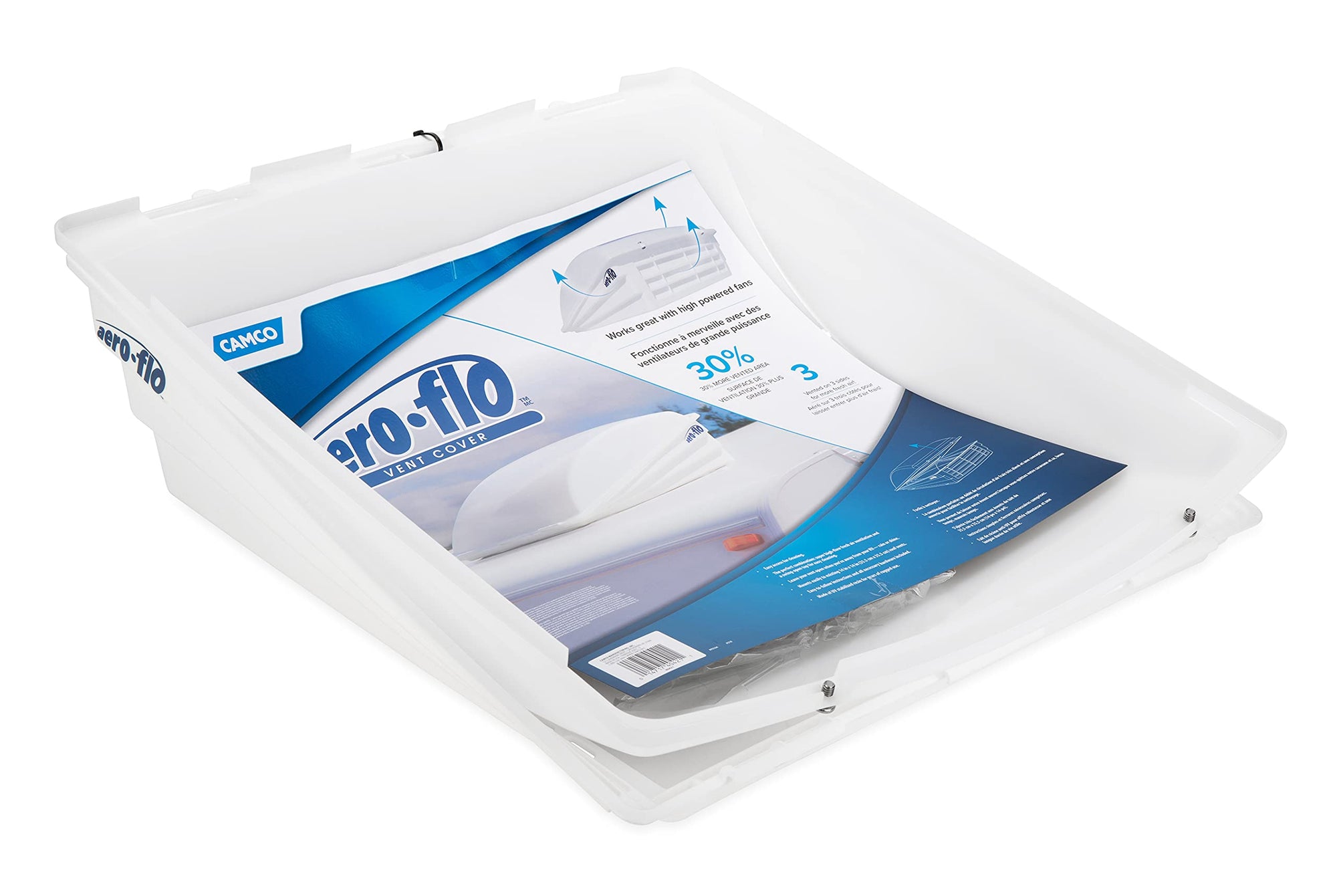 Aero-Flo Camco Roof Vent Cover (White) 40421