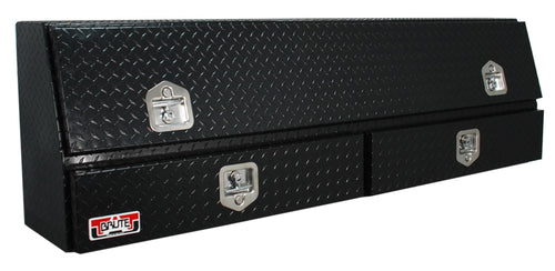 Truck Accessories Unique - TBS200-72-BD-BT - 72IN CONTR TOPSIDER W/DRAWERS & DOORS COMM CLASS-BLACK TEXTURE COAT