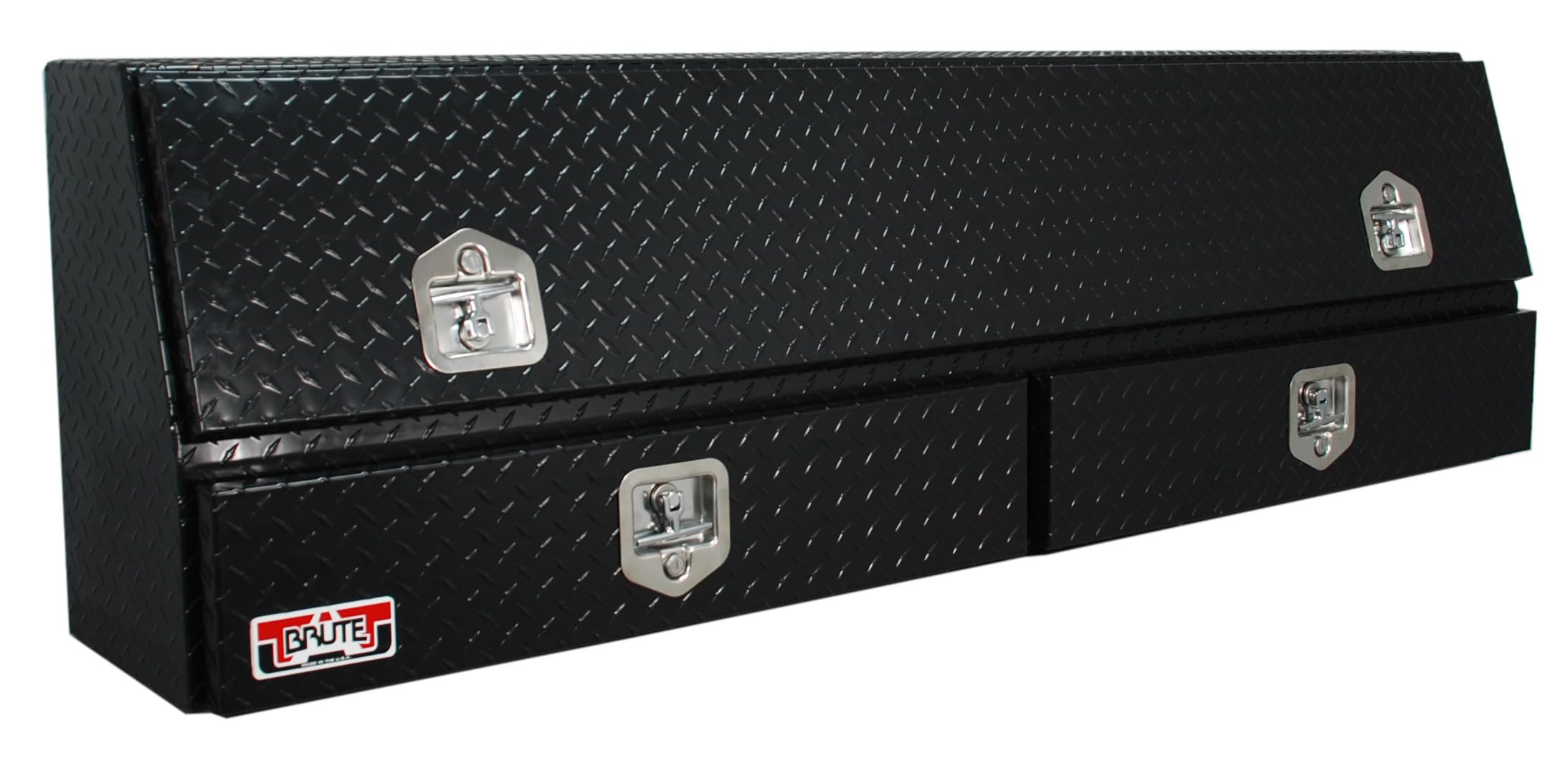 Truck Accessories Unique - TBS200-72-BD-BT - 72IN CONTR TOPSIDER W/DRAWERS & DOORS COMM CLASS-BLACK TEXTURE COAT