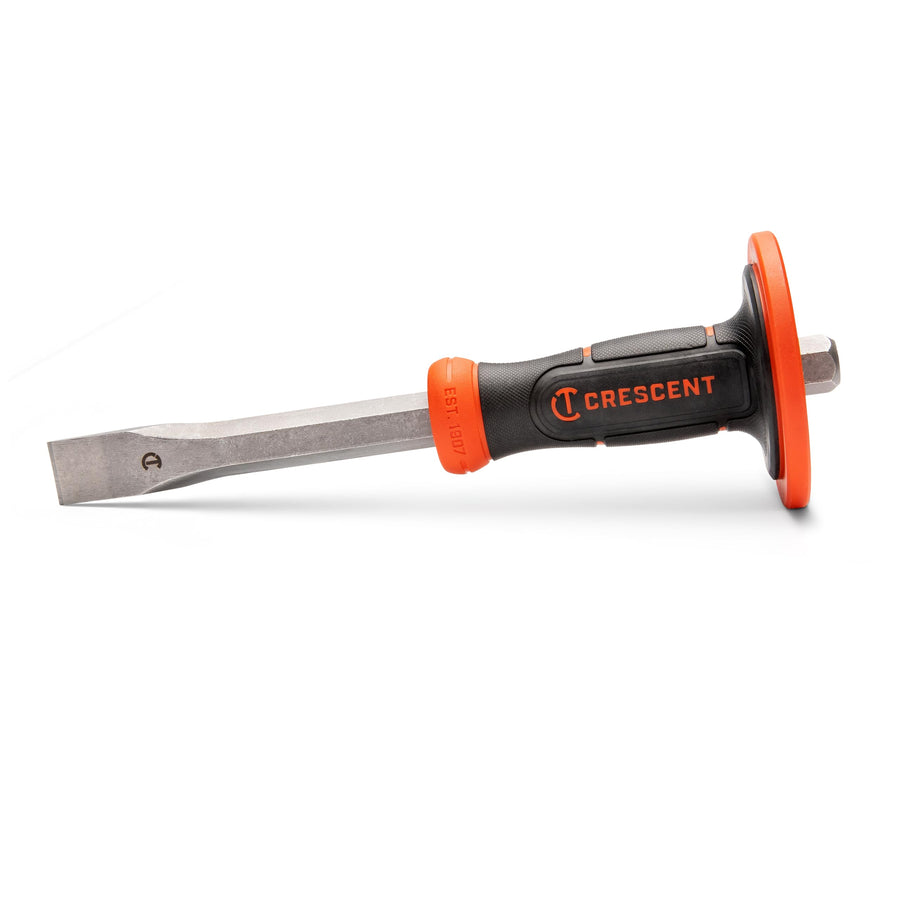 1"x12" Crescent Chisel with Handguard - CC1H12
