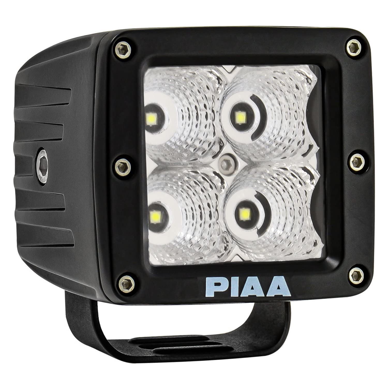 QUAD CUBE PIAA 26-06303 LED LIGHT KIT, FLOOD BEAM Black 3"