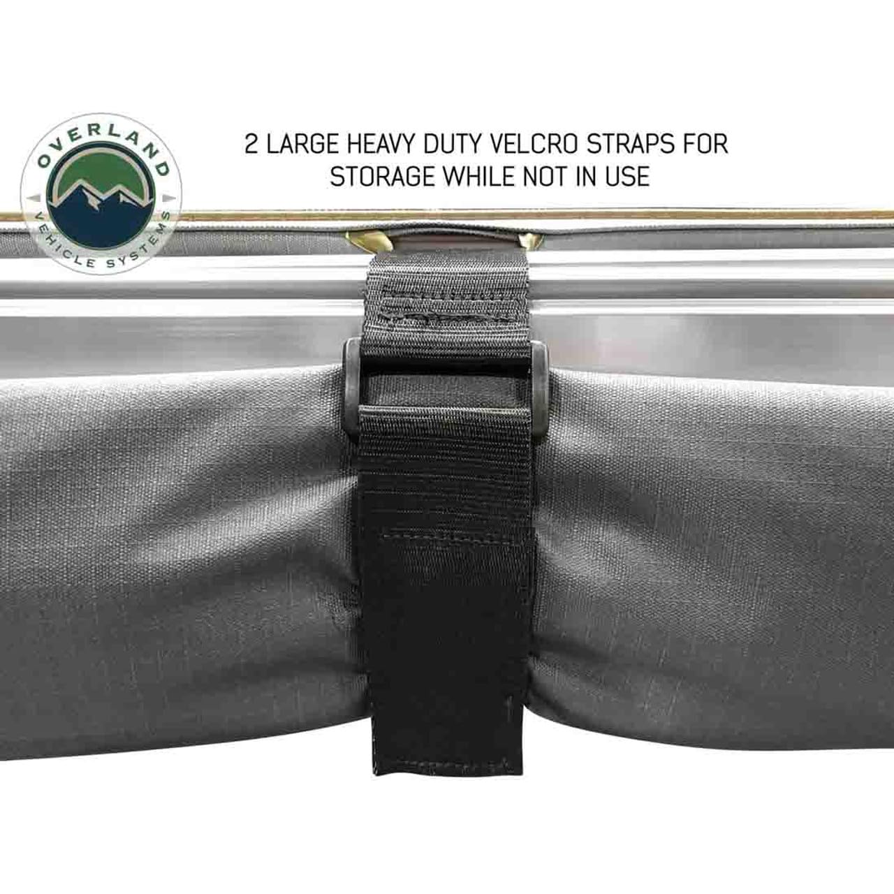 270° OVS HD Nomadic Awning Drive Size— 129 sq ft, Pole-Free, Waterproof Ripstop, Dark Grey Color, 4-Year Warranty - 19519907