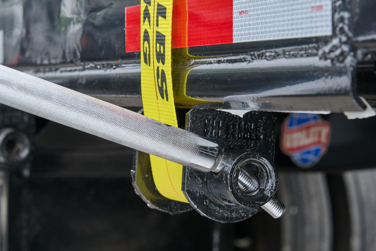36” Keeper Winch Bar, Chrome - Use with Deep Storage Bolt-On or Weld Style Winch