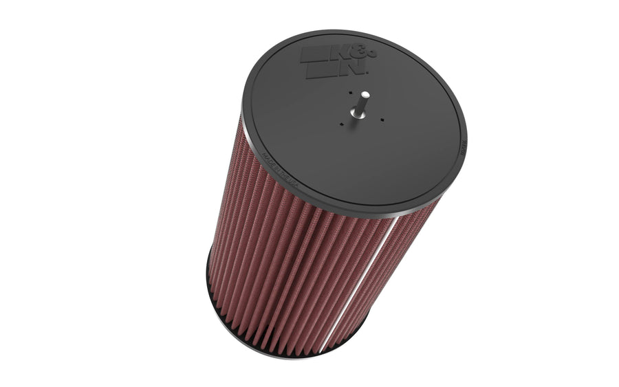 High-Flow K&N Original Lifetime Universal Clamp-On Air Filter: High Performance, Premium, Washable Flange Diameter: 3.5 In, Filter Height: 12.5 In, Flange Length: 1.5 In, Shape: Tapered Round, RU-5165