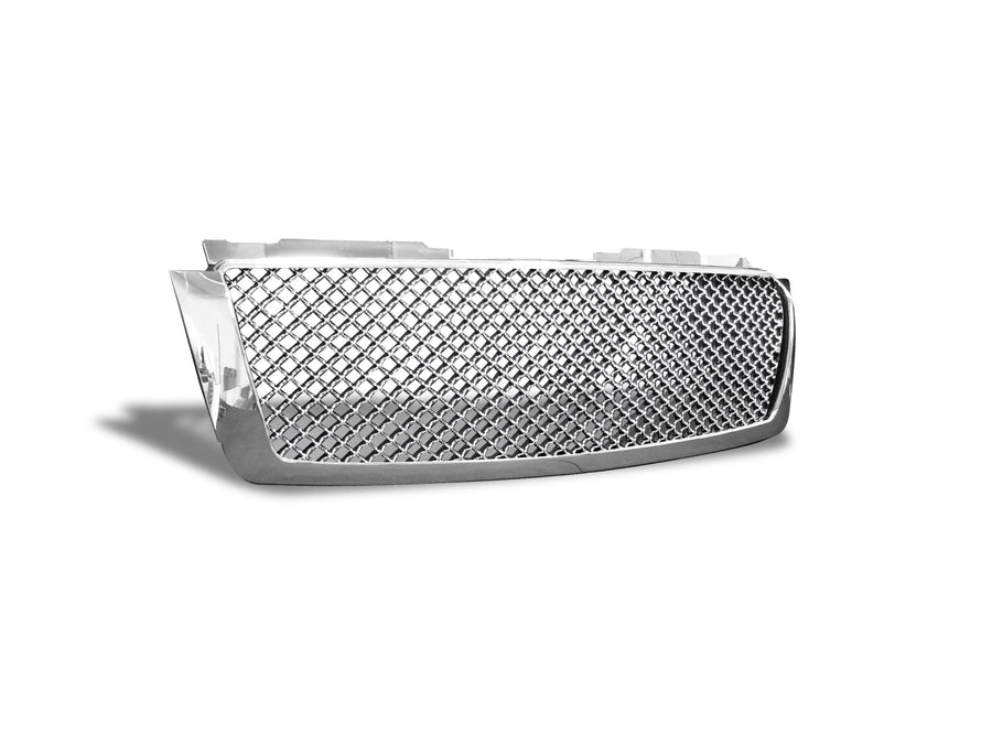 7147454 Armordillo USA Chrome Mesh Front Hood Grille Fits 2007-2014 Chevy Tahoe
