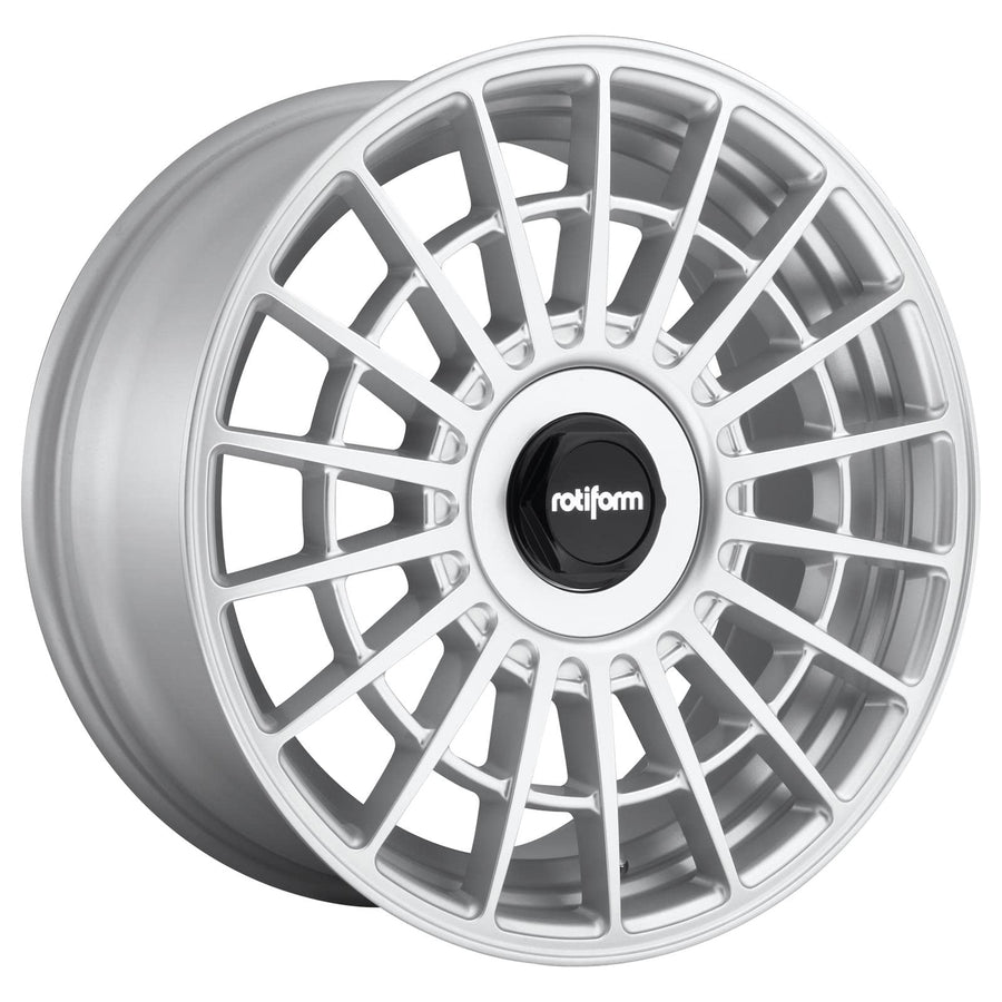 Silver Rotiform LAS-R Wheel with Painted Finish (17 x 8. inches /4 x 100 mm, 40 mm Offset)