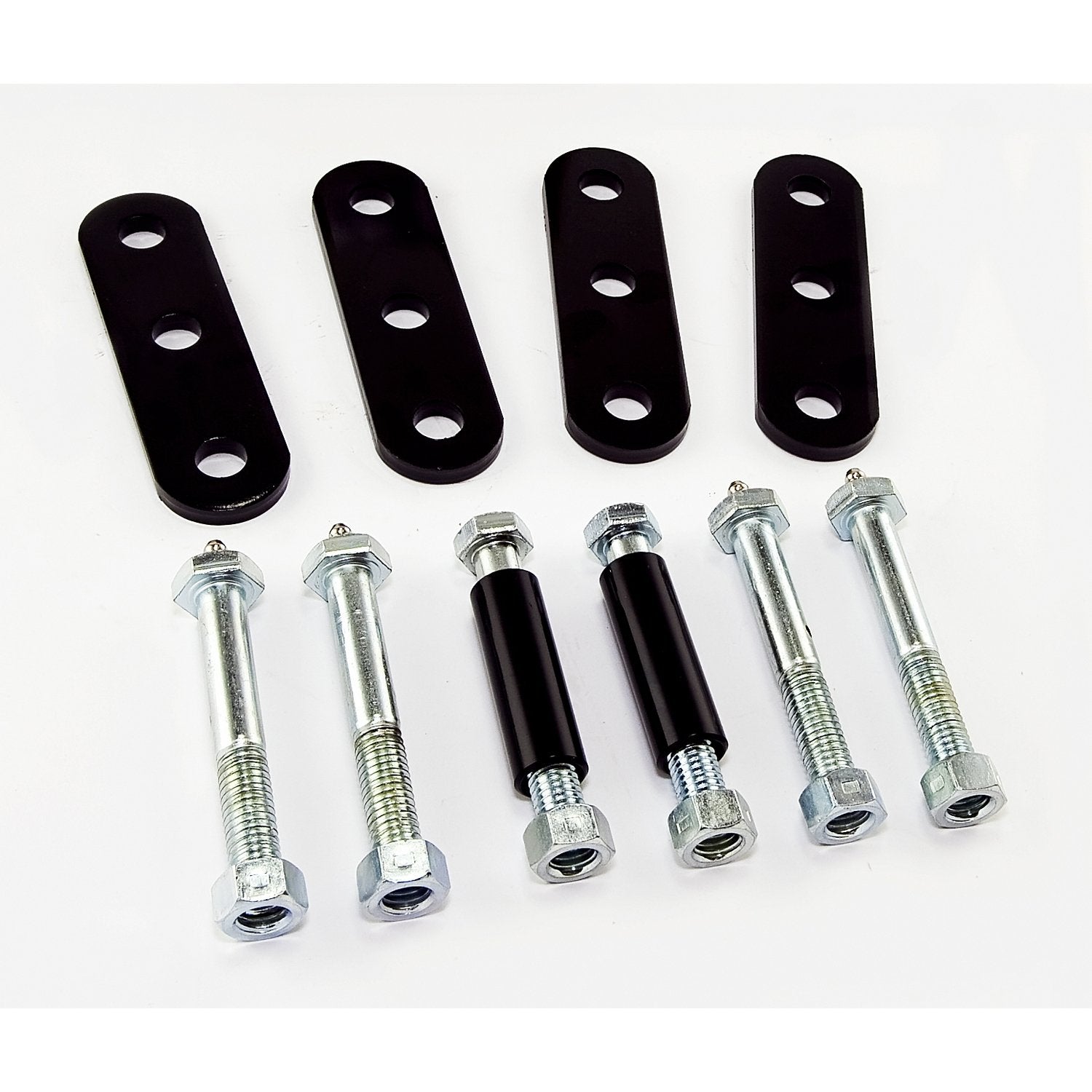 Rugged Ridge Suspension Leaf Spring Shackle Kit 18265.06, Front, HD, Greaseable; 76-86 CJ