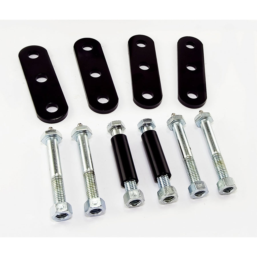 Rugged Ridge Suspension Leaf Spring Shackle Kit 18265.06, Front, HD, Greaseable; 76-86 CJ