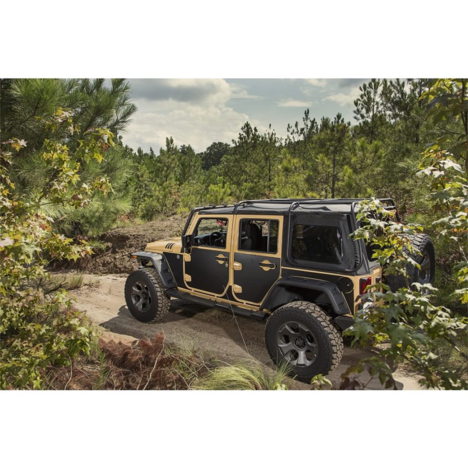 Magnetic Protection Panel Kit | Rugged Ridge | 12300.53 | Fits 2007-2018 Jeep Wrangler JK 4-Door
