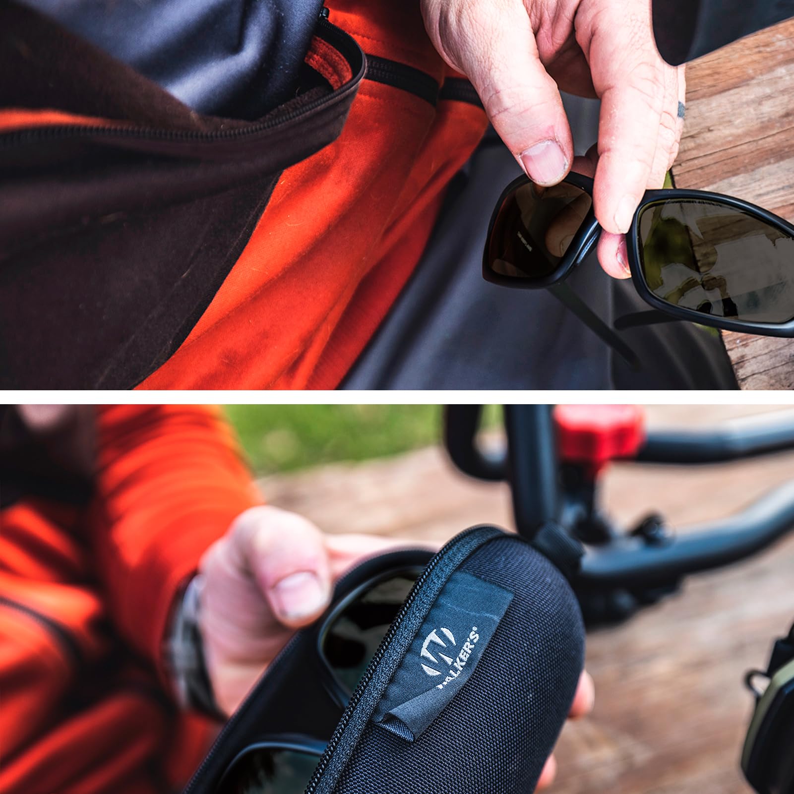 Walker's Full Frame IKON Forge Shooting Glasses | Impact-Resistant Non-Slip Frame Hunting Shooting Eyesight Protection Glasses, Microfiber Lens Cloth & Carry Case Included, Smoke