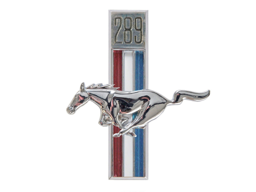 C7ZZ-16229-C Scott Drake 1967-1968 289 Running Horse Fender Emblem LH