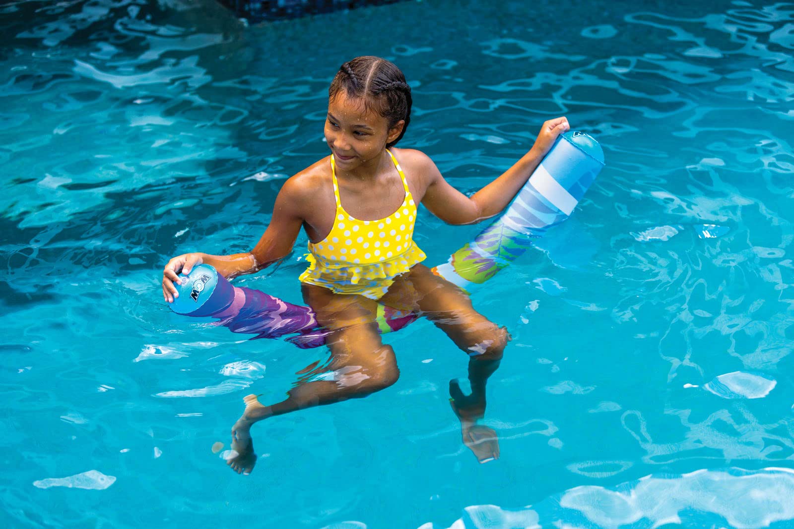 Tropical Inflatable Pool Noodle - Wow Sports - Perfect for Pool Parties & Swim Training - Floatation Device for Adults & Children - Pool Party Accessory