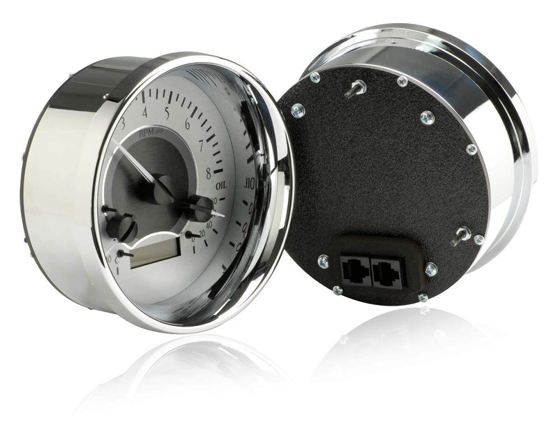 VHX Dual Round Universal System, Carbon Fiber Face - Red Display