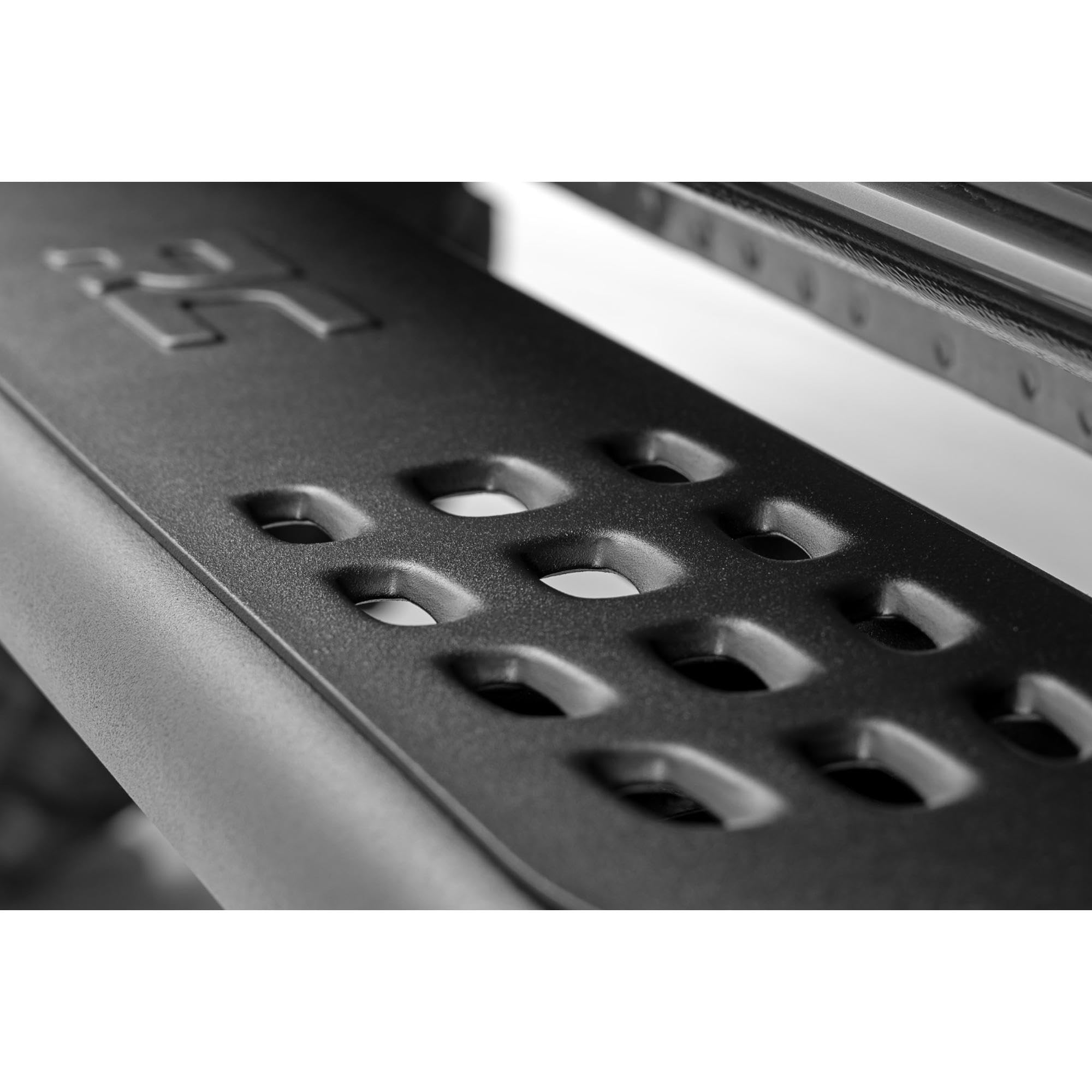 Rough Country Running Boards OV2 for Ford Bronco (2021-2025) 2-Door - Contoured Side Step Bars, Easy Bolt-On Install
