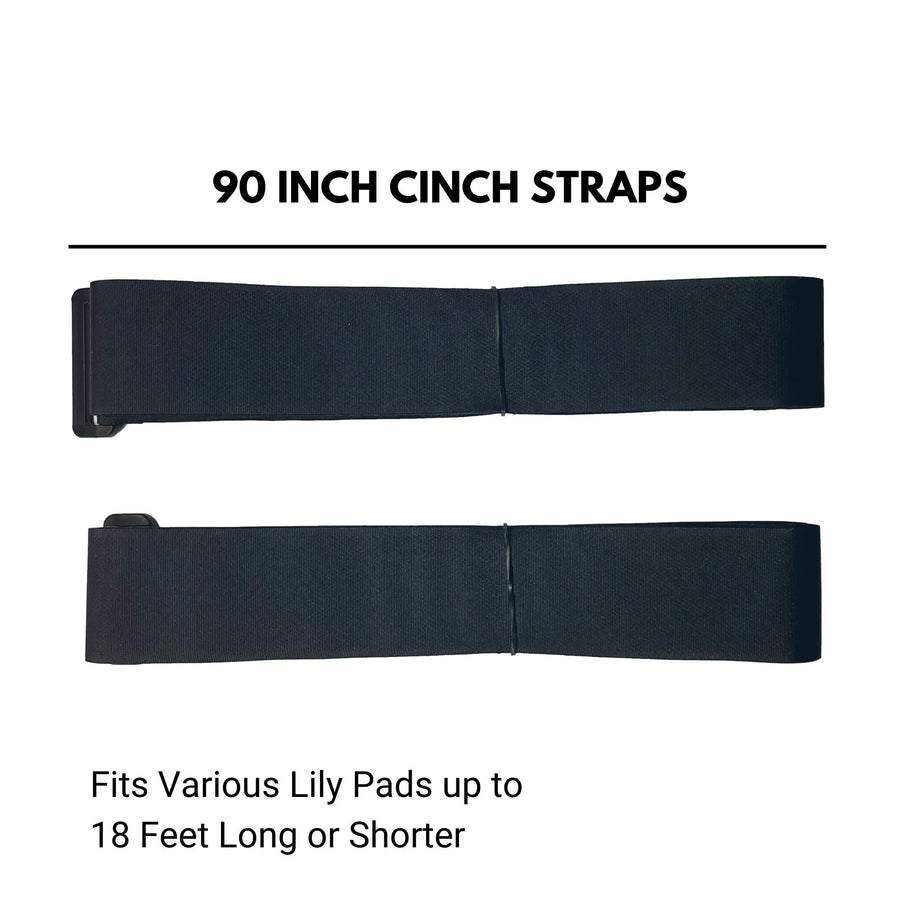 Straps Aqua Lily Pad (Set of 2) 90 inch Cinch Straps Fit Aqua Lily, Bullfrog, and Maui Mats Up to 18 Feet Long or Shorter, SP90
