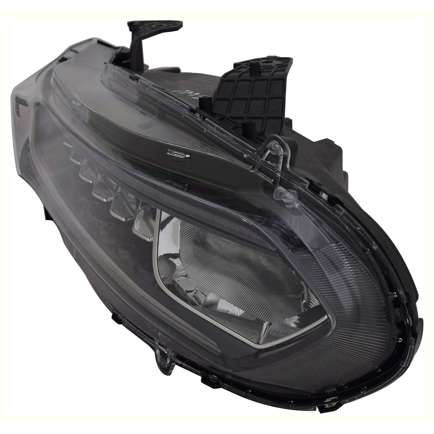 Right TYC Headlight Assembly Compatible with 2018-2021 Honda Accord