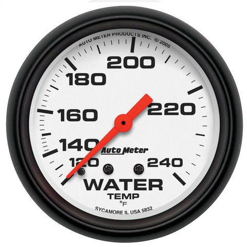 Auto Meter Phantom Mechanical 5832 Water Temperature Gauge