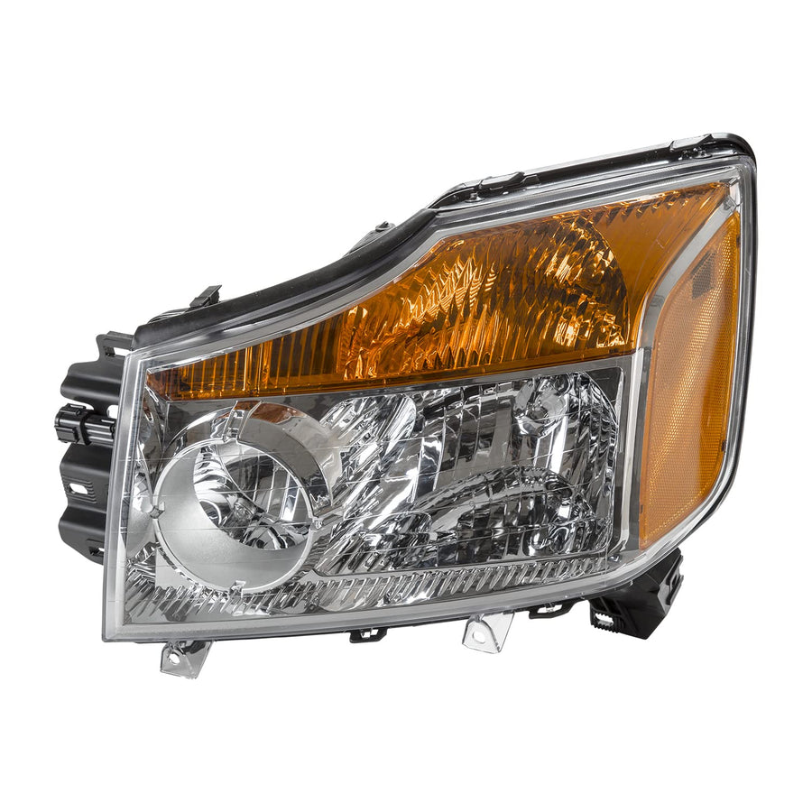 Left TYC Headlight Assembly Compatible with 2008-2014 Nissan Titan