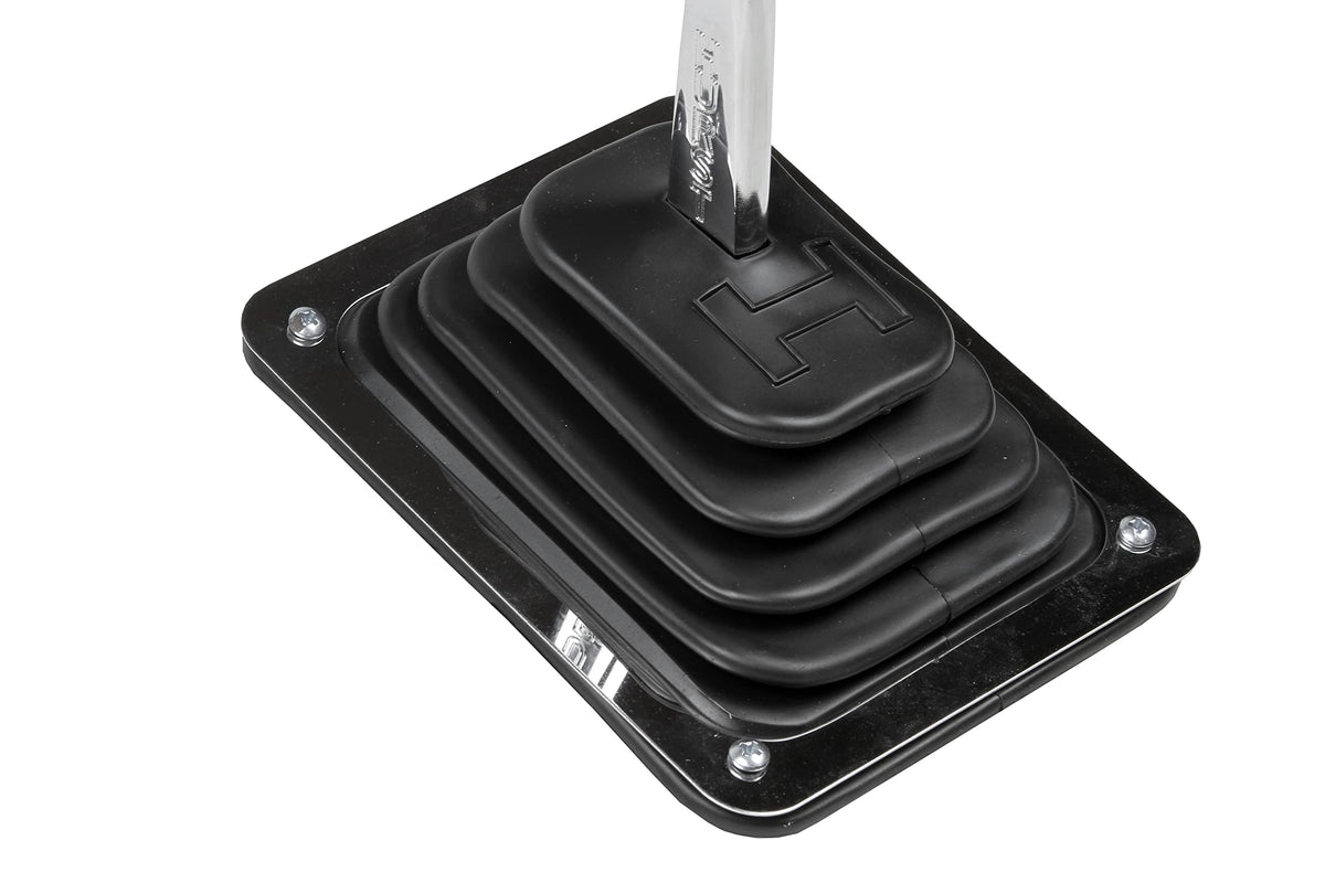 Hurst B-4 1144580 Shifter Boot and Plate Kit, Black