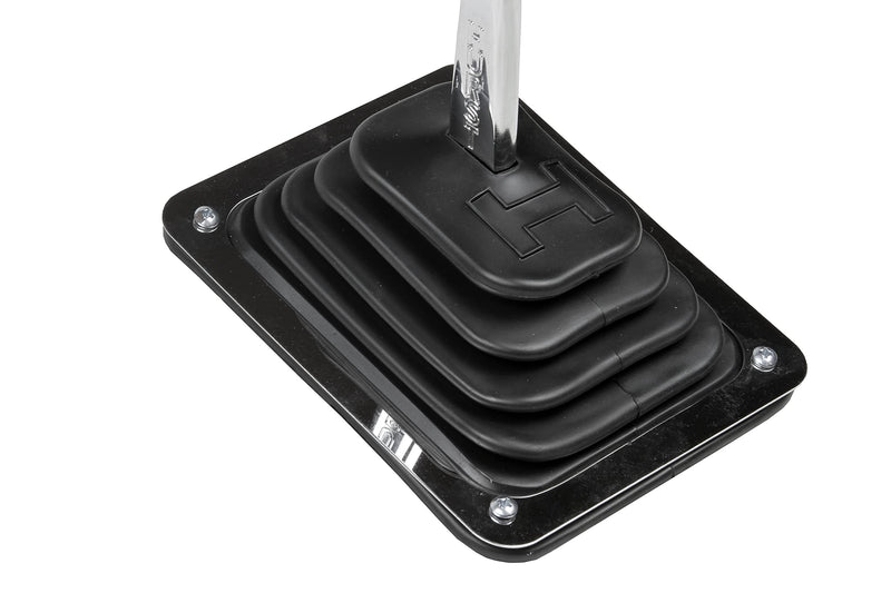 Hurst B-4 1144580 Shifter Boot and Plate Kit, Black
