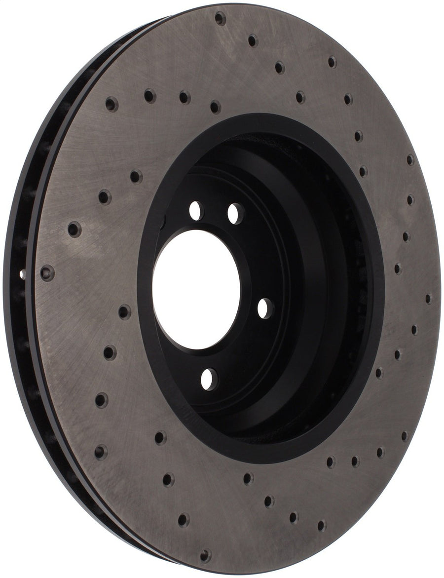 Front Right StopTech 128.34093R Sport Cross Drilled Brake Rotor