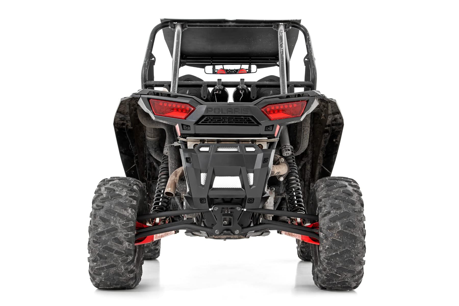 Rough Country High Clearance Heavy Duty Rear Radius Arm Kit for 2014+ Polaris RZR XP 1000/2014+ Polaris RZR XP 1000 – Fits Models with 10mm Radius Arm Bolts – Off-Road Performance Upgrade
