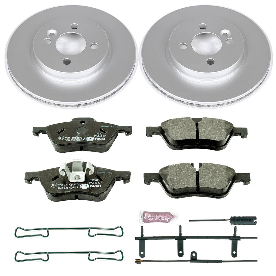 Euro-Stop Power Stop ESK5780 Brake Kit For Mini Cooper Front 2007-2008 [Model Specific]