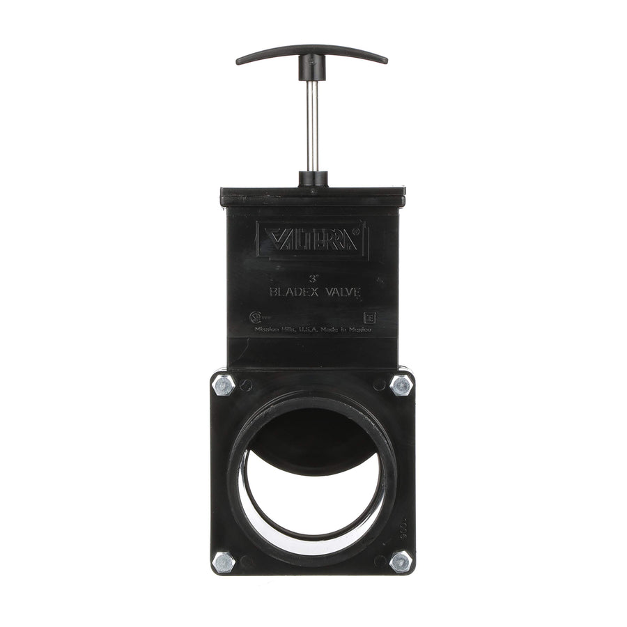 ABS Gate Valve Valterra for RV, Camper, and More - 3-Inch Hub x Spigot Connection