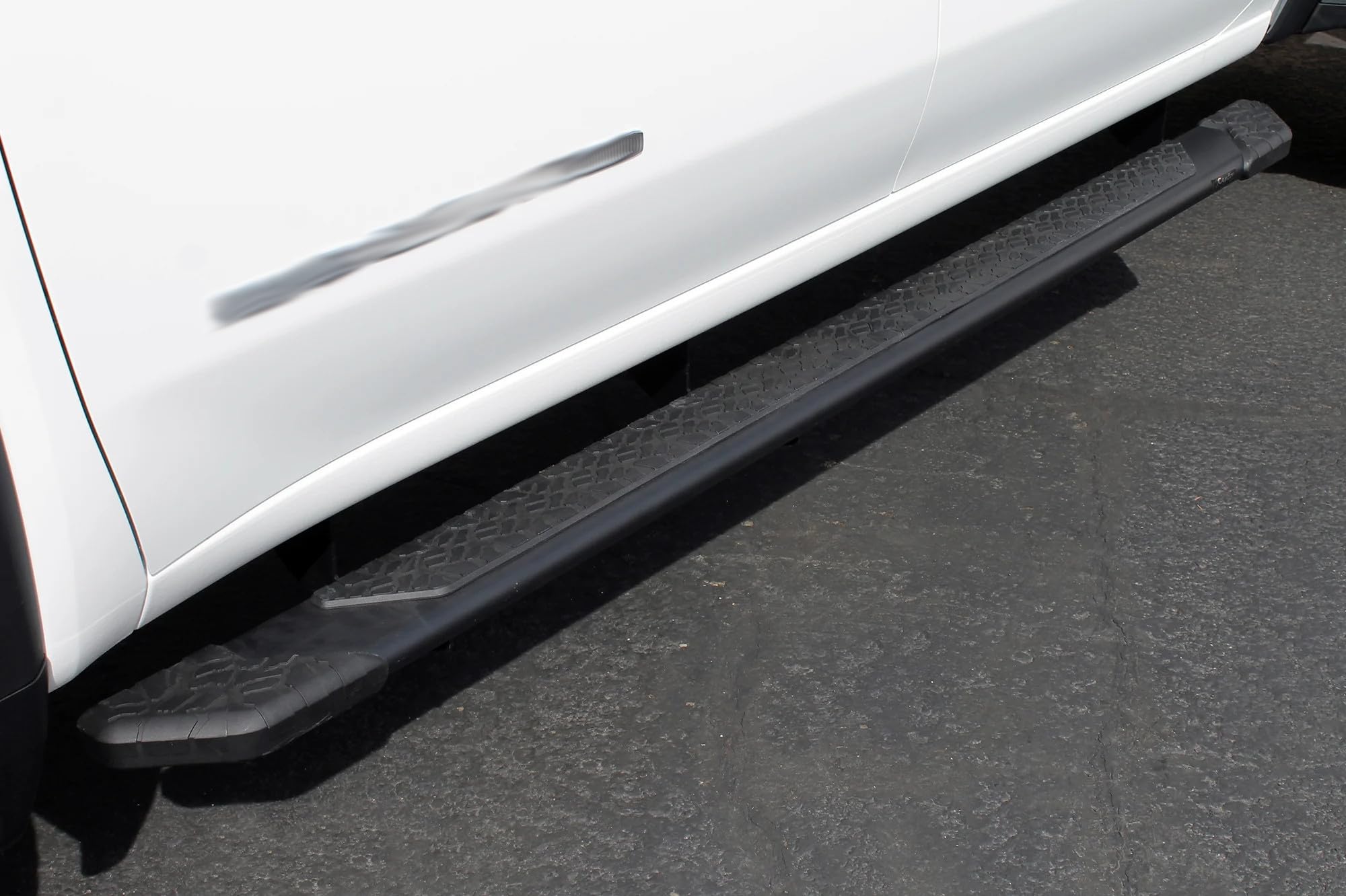 Raptor Series Steps Running Boards 5in Treadsteps Black Aluminum Compatible with Crew Cab 2019-2026 Silverado Sierra 1500 and 2020-2026 2500/3500 HD