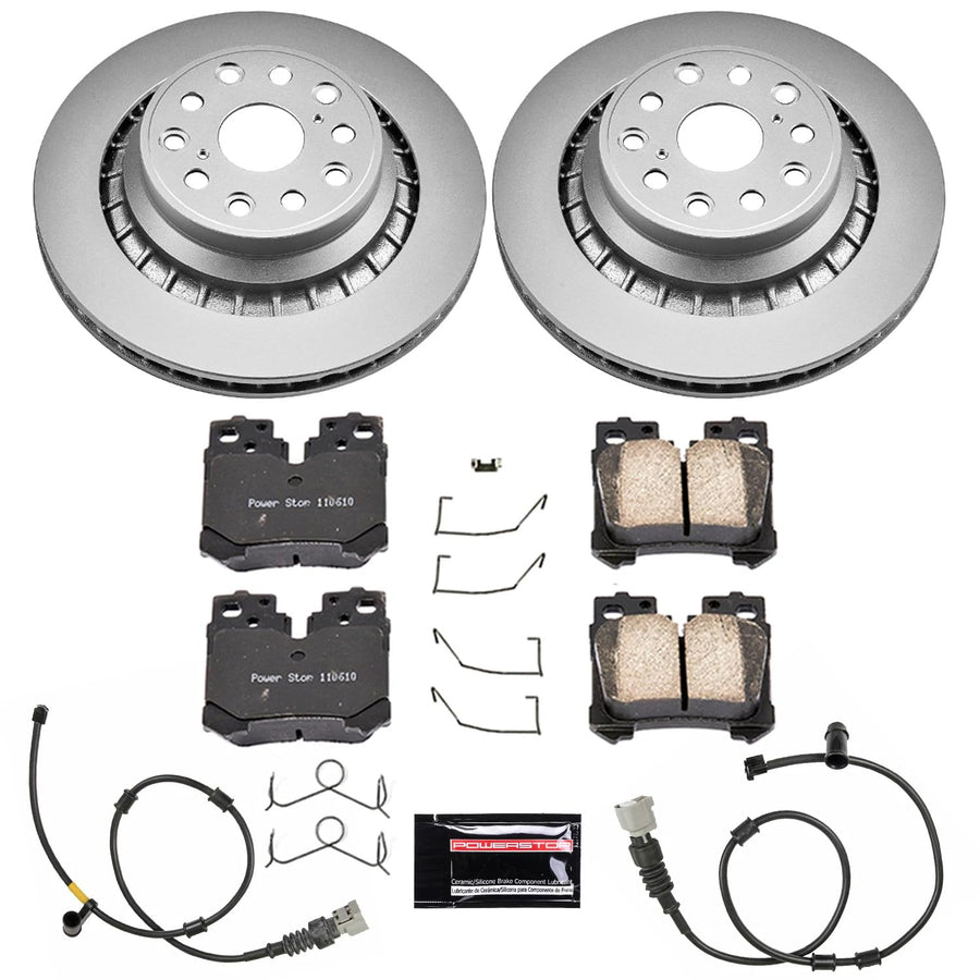 Power Stop Z17 Evolution Geomet Coated Brake Kit For Lexus LS460 2010-2017, LS600h 2010-2016 [Model Specific]