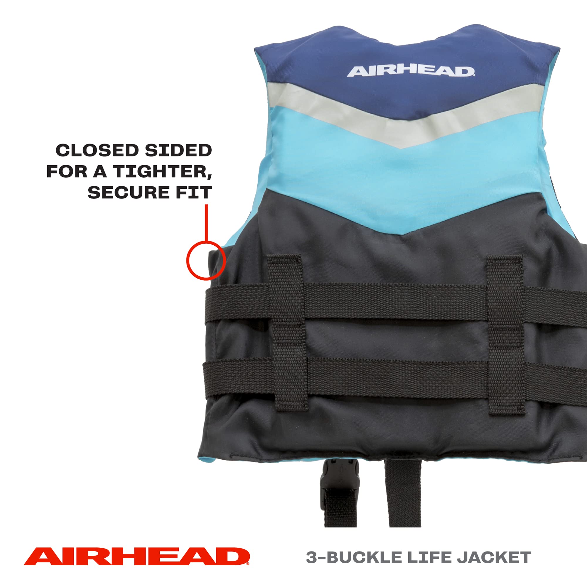 Vibe Airhead Life Vest, Closed Sided PFD, Child