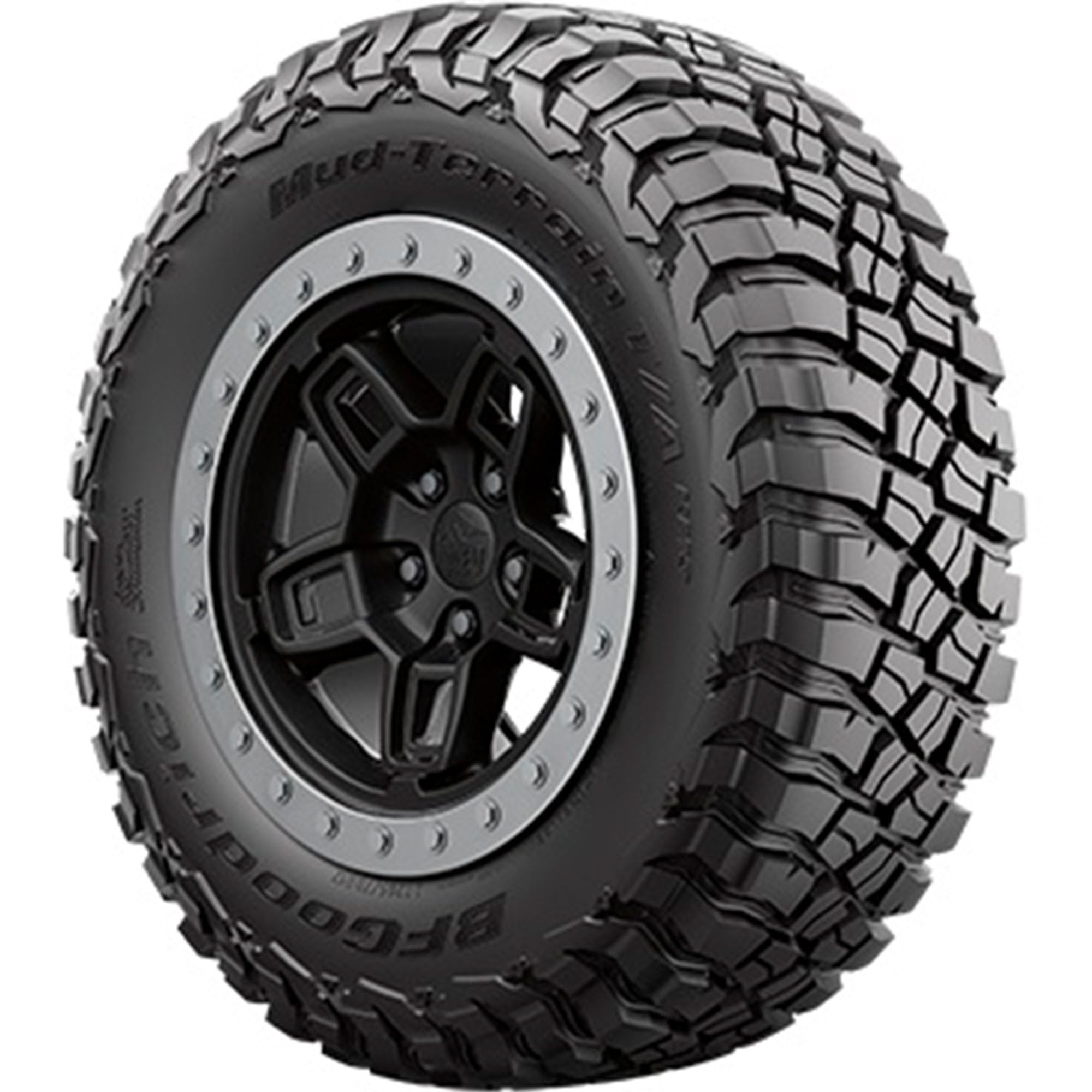 Mud Terrain T/A KM3 BFGoodrich Radial Car Tire for Light Trucks, SUVs, and Crossovers, 37x12.50R17/D 124Q