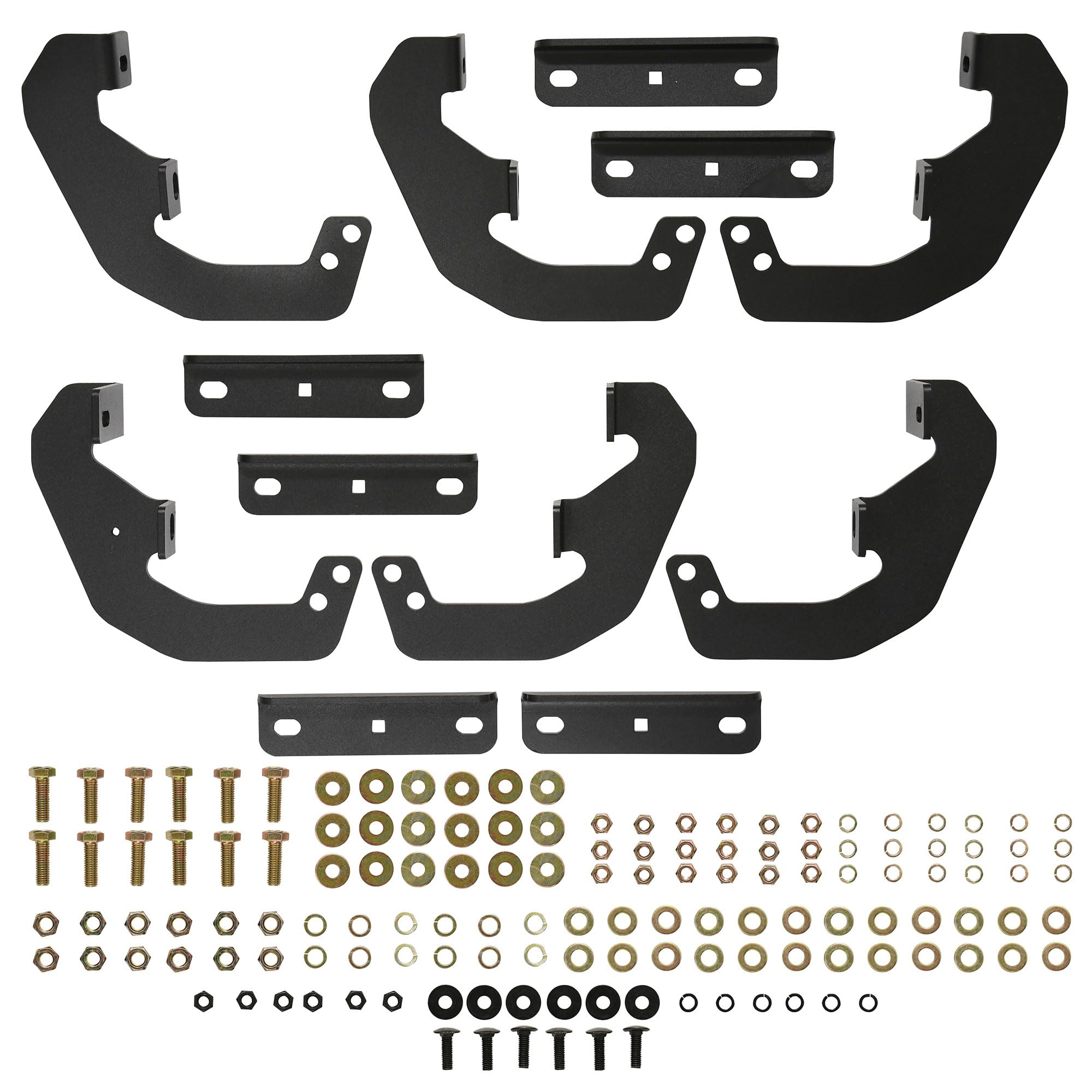 Westin Outlaw 20-13945 Drop Nerf Step Bars fits 2015-2025 F-150 2022-2025 F-150 Lightning SuperCrew 2017-2025 F-250 F-350 F-450 F-550 Crew Cab Textured Black Pair